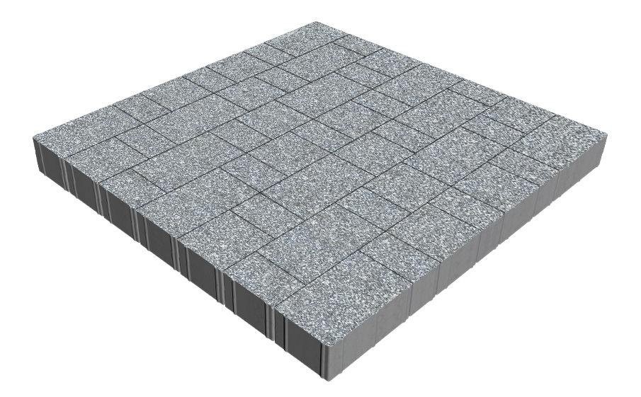 Плитка тротуарная SteinRus Новый город Рид В.8.Псм.8, Backwash, Селигер, толщина 80 мм