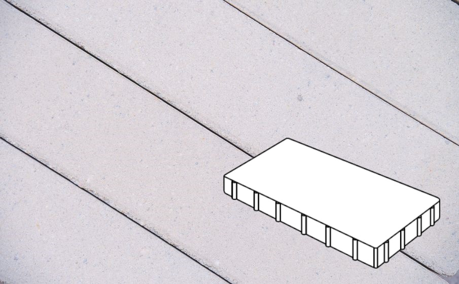 Плитка тротуарная Готика Profi, Плита Б.6.П.10, кристалл, частичный прокрас, б/ц, 600*300*100 мм
