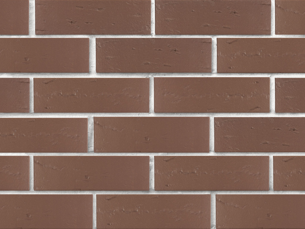 Кирпич облицовочный ЛСР, темно-коричневый, рустик, утолщенные стенки, 250*120*65 мм