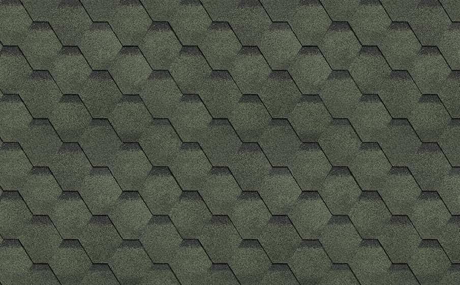 Гибкая черепица SHINGLAS Финская Соната, Зеленый