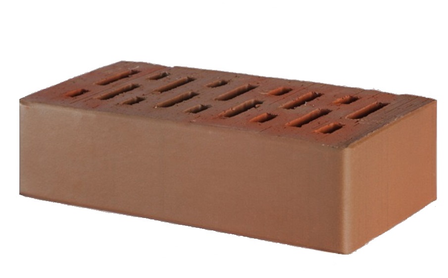 Кирпич облицовочный пустотелый Lode Rudite гладкий, 250*120*65 мм