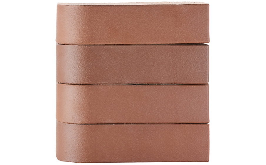 Кирпич облицовочный полнотелый ЛСР, коричневый, гладкий, R-60 радиусный, 250*120*65 мм