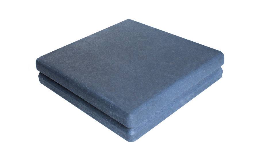 Клинкерная угловая ступень Terraklinker (Gres de Breda) Basalto модель A, 330*330*70*20 мм