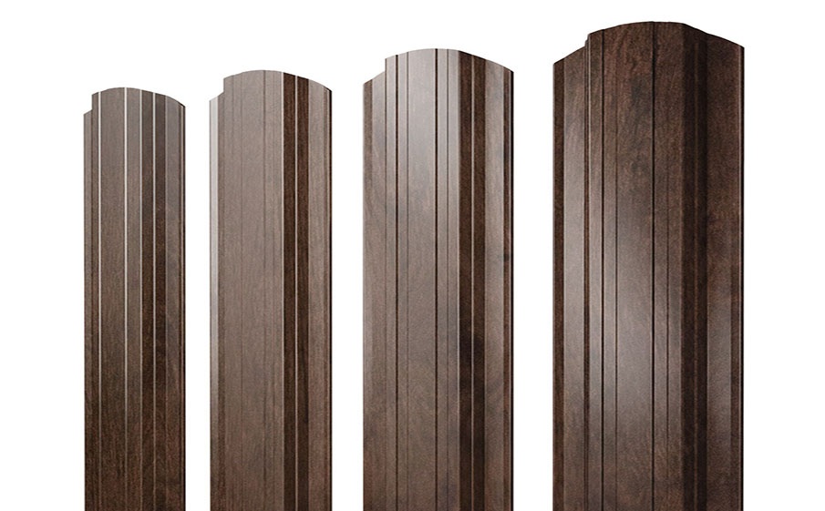 Штакетник Прямоугольный фигурный Print Elite Antique Wood