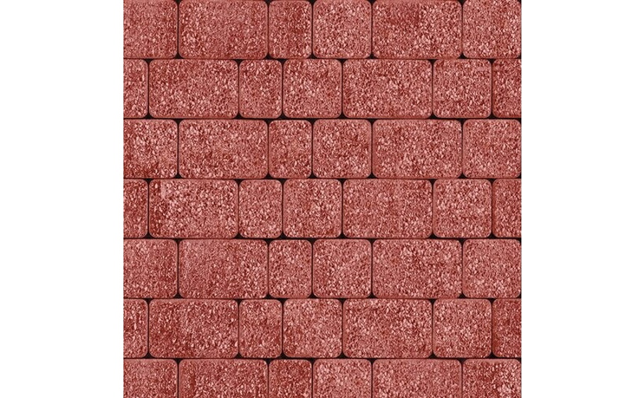 Плитка тротуарная SteinRus Инсбрук Альт А.1.Фсм.4, Old-age, красный, толщина 40 мм