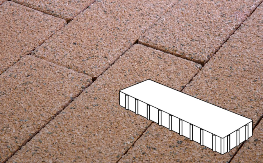 Плитка тротуарная Готика Premium Gold, Плита Б.3.П.10, №4, 500*125*100 мм