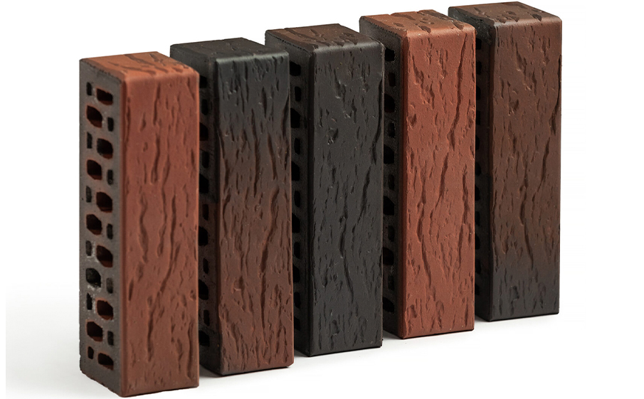 Кирпич клинкерный VOLGABRICK №70 флэш рустированный, 250*85*65 мм