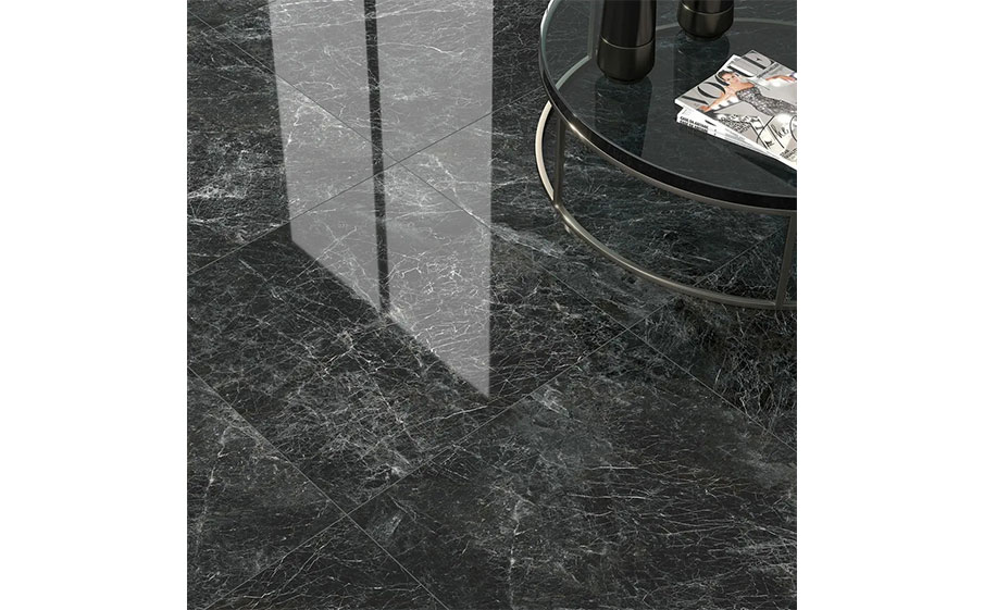 Керамогранит KERAMA MARAZZI Риальто серый темный обрезной, 1195*600*9 мм