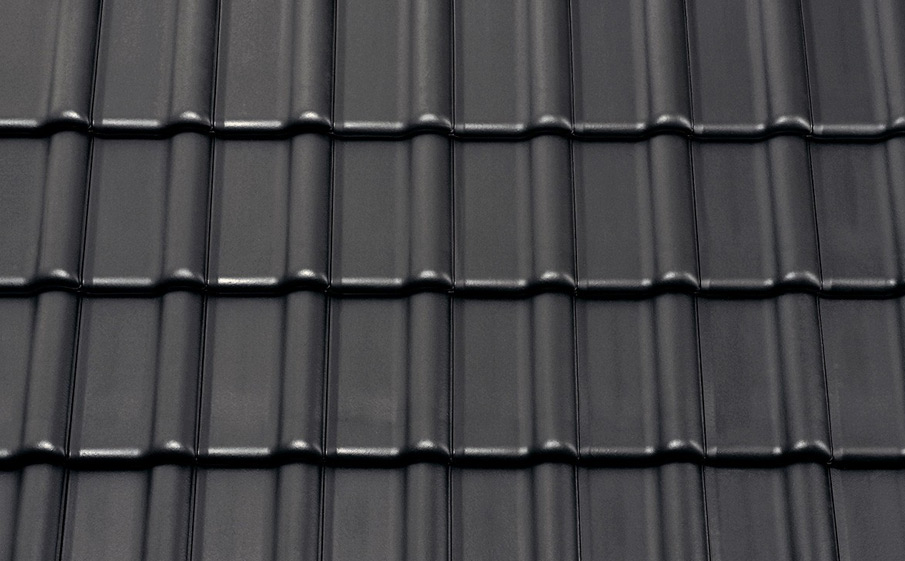 Керамическая черепица рядовая Koramic Alegra 10 Platinum Grey Noble Engobe