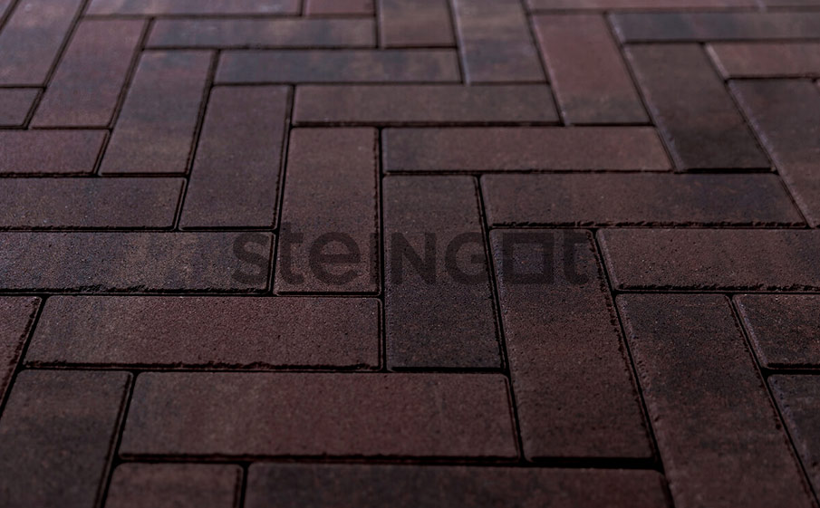 Плитка тротуарная Steingot Color Mix Паркет Эмбер 240*80*60 мм