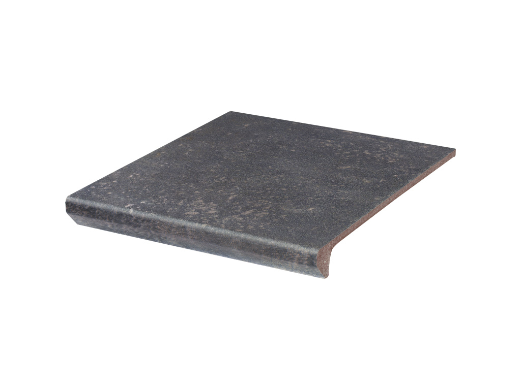Клинкерная ступень с капиносом Paradyz Viano, Antracite, 330*300*11 мм