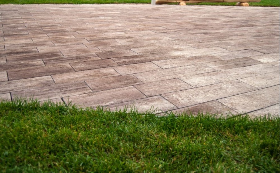 Плитка тротуарная Стоунвуд Б.7.Псм.6 орех, комплект 4 шт, толщина 60 мм