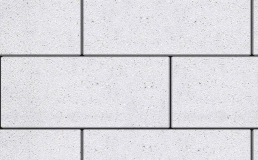 Плитка тротуарная Прямоугольник Б.5.П.8 стоунмикс белый, 600*300*80 мм