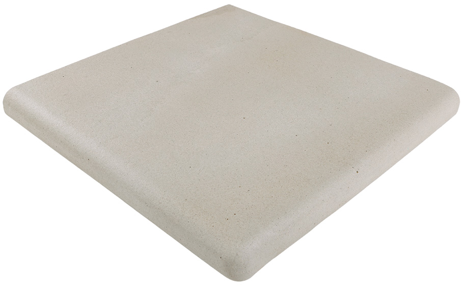 Клинкерная угловая ступень-флорентинер Gres Aragon Cotto Blanco 330*330*18(53) мм