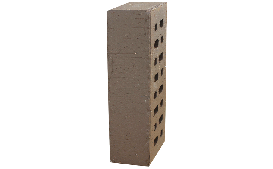 Кирпич клинкерный ЛСР Кельн коричневый винтаж с рваной фаской, 250*85*65 мм