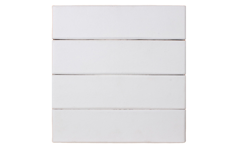 Кирпич клинкерный ЛСР Вернамо белый ангоб гладкий, 250*85*65 мм