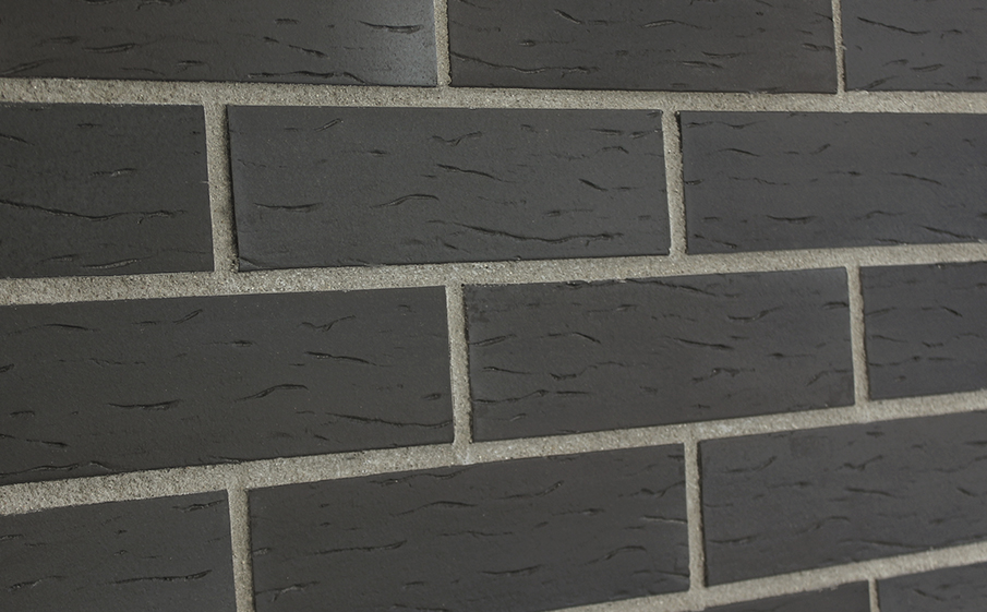 Клинкерная плитка под кирпич Terramatic Koro Black AB, 240*71*14 мм