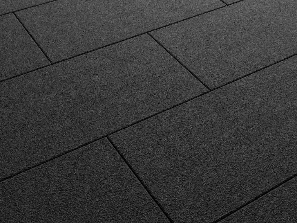 Плитка тротуарная Прямоугольник Б.5.П.6 стоунмикс черный, 600*300*60 мм