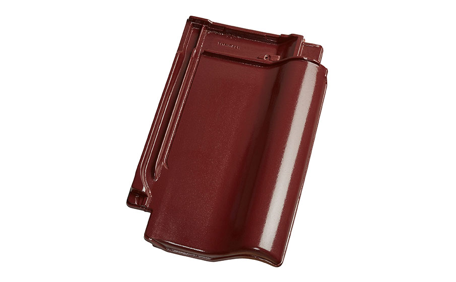 Керамическая черепица рядовая TONDACH Samba 11 (Sensaton 11), Red glazed