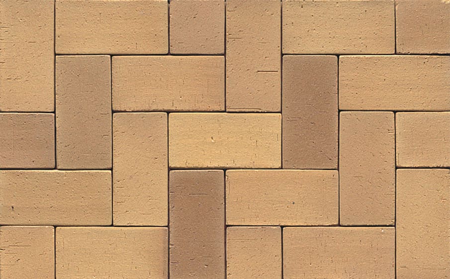 Тротуарная клинкерная брусчатка Muhr №06 Hellbraun-bunt, 220*105*52 мм
