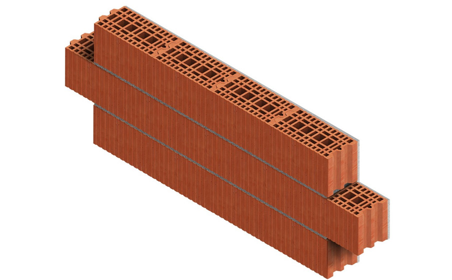 Керамический блок Porotherm 20 8,99 НФ M100, 400*200*219 мм