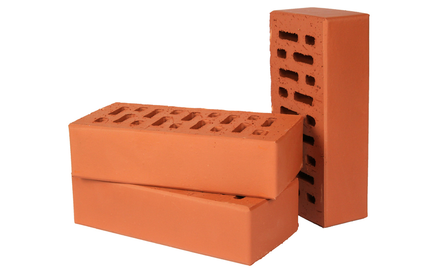 Кирпич фигурный пустотелый (лекальный R-1500) Lode Janka гладкий, 250*120*65 мм