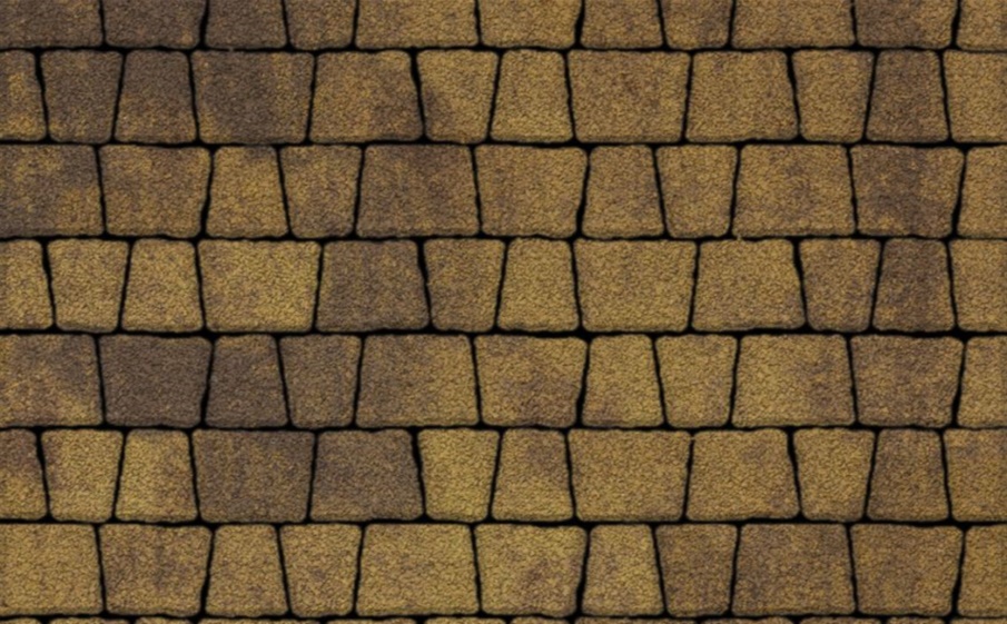 Плитка тротуарная Антик Б.3.А.6 листопад гранит янтарь, комплект 5 шт, толщина 60 мм