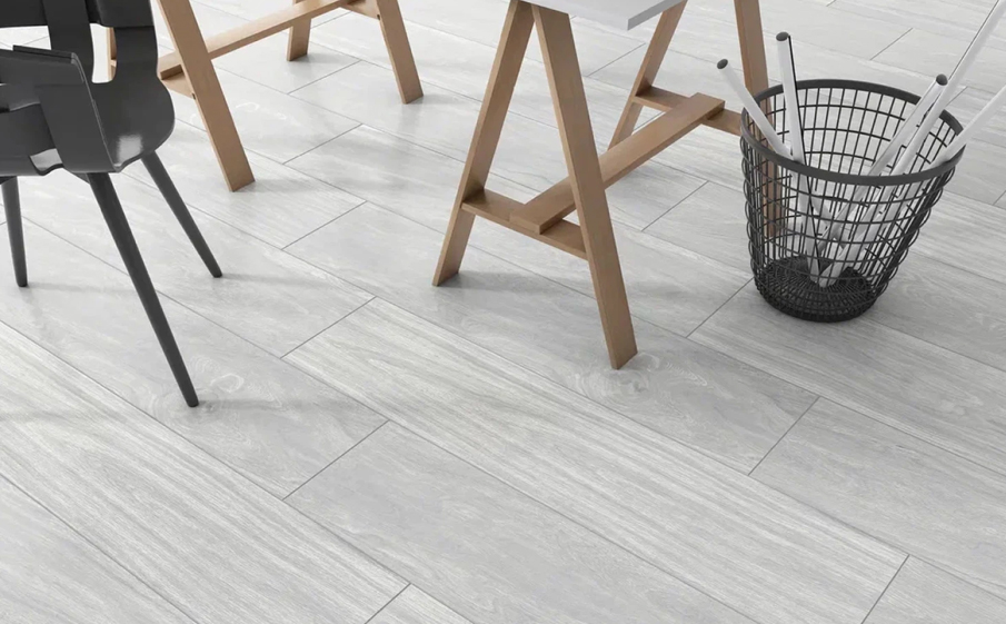 Керамогранит Avroria Caldera, grey (светло-серый), 1200*200*10 мм