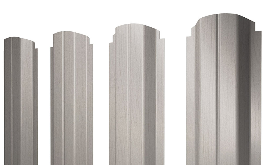 Штакетник П-образный А фигурный Print Elite Milky Wood