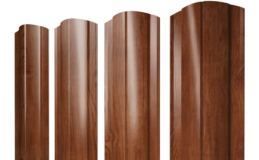 Штакетник Круглый фигурный Print Premium  Rowan