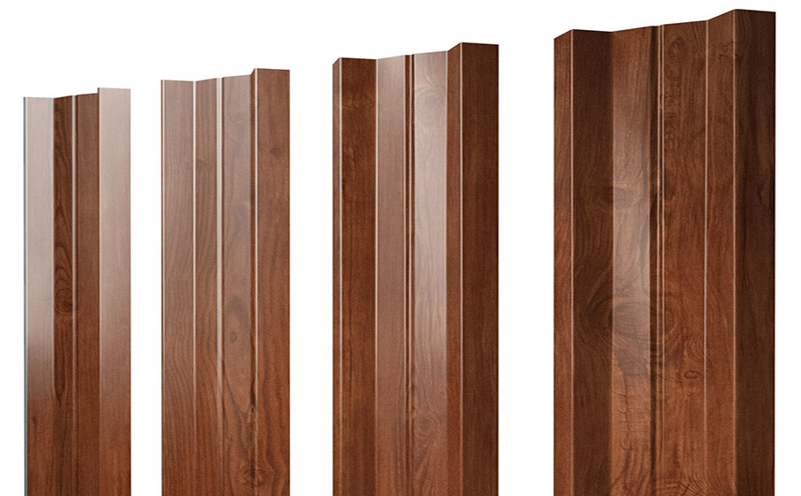 Штакетник М-образный А Print Premium  Rowan