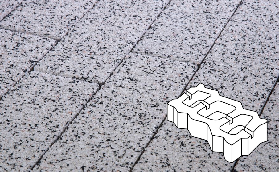 Плитка тротуарная Готика Premium Gold, Газонная решетка Б.4.ГР.8, №3, 450*225*80 мм