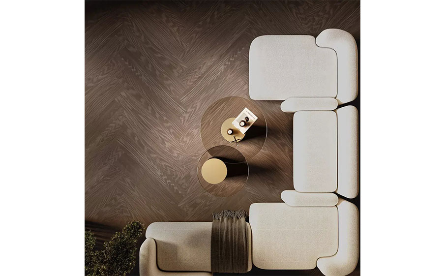 Керамогранит KERAMA MARAZZI Манифик вуд коричневый обрезной, 1195*200*9 мм