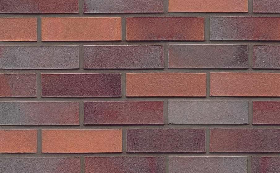 Кирпич клинкерный Muhr 12 Blaurot-bunt гладкий, Spar NF, 240*55*71 мм