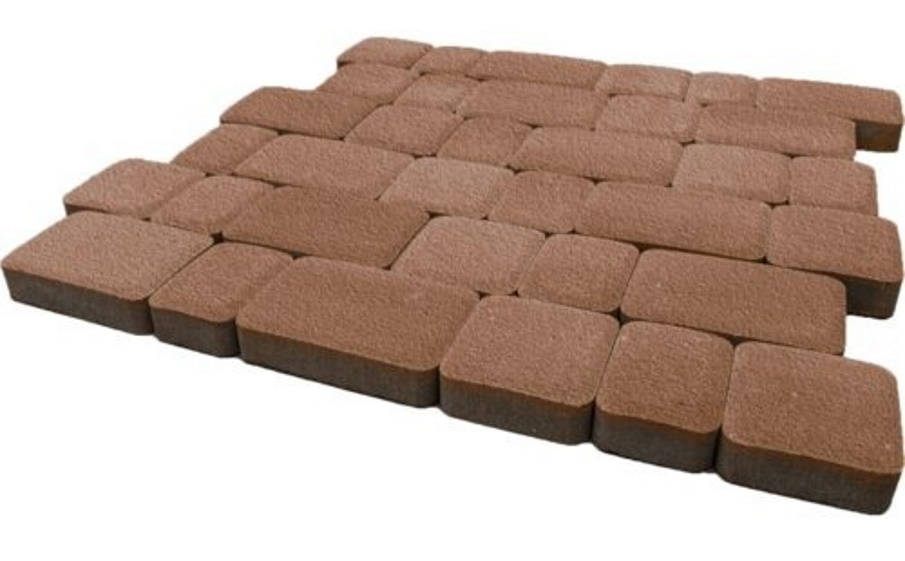 Плитка тротуарная SteinRus Инсбрук Альт А.1.Фсм.4, Native, бежевый, толщина 40 мм