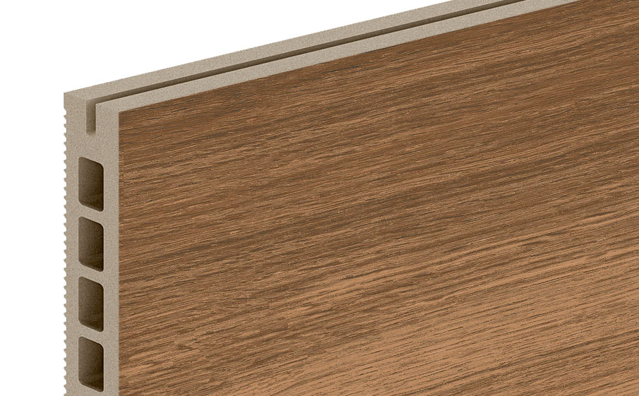 Керамогранитная плита для НВФ ExaTech Wood SAPELLY, 1000*600*20 мм