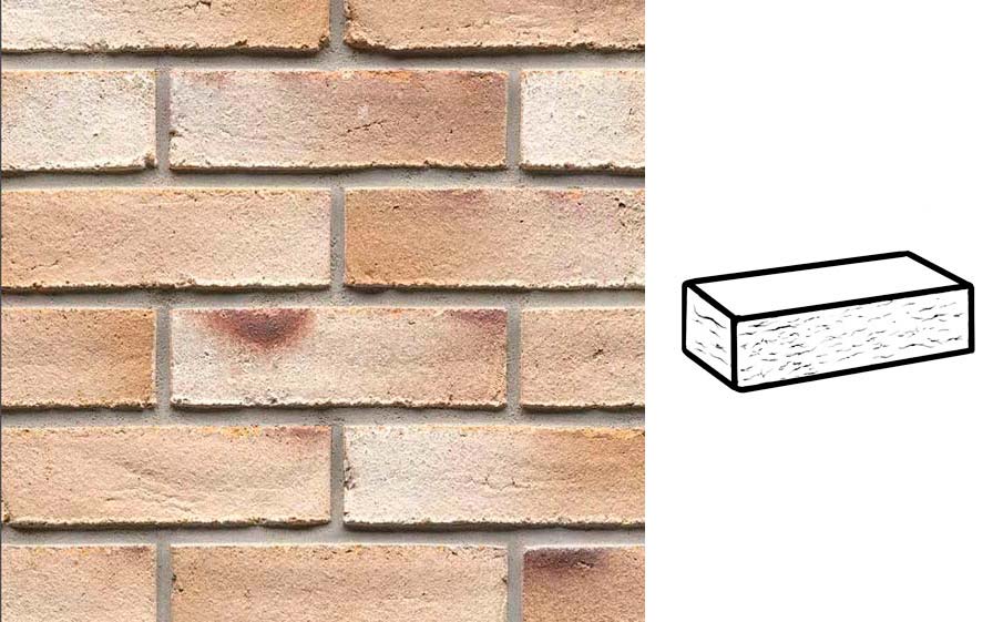 Кирпич клинкерный Muhr 37_06 K Serie mondan Kohle рустик, 240*55*71 мм