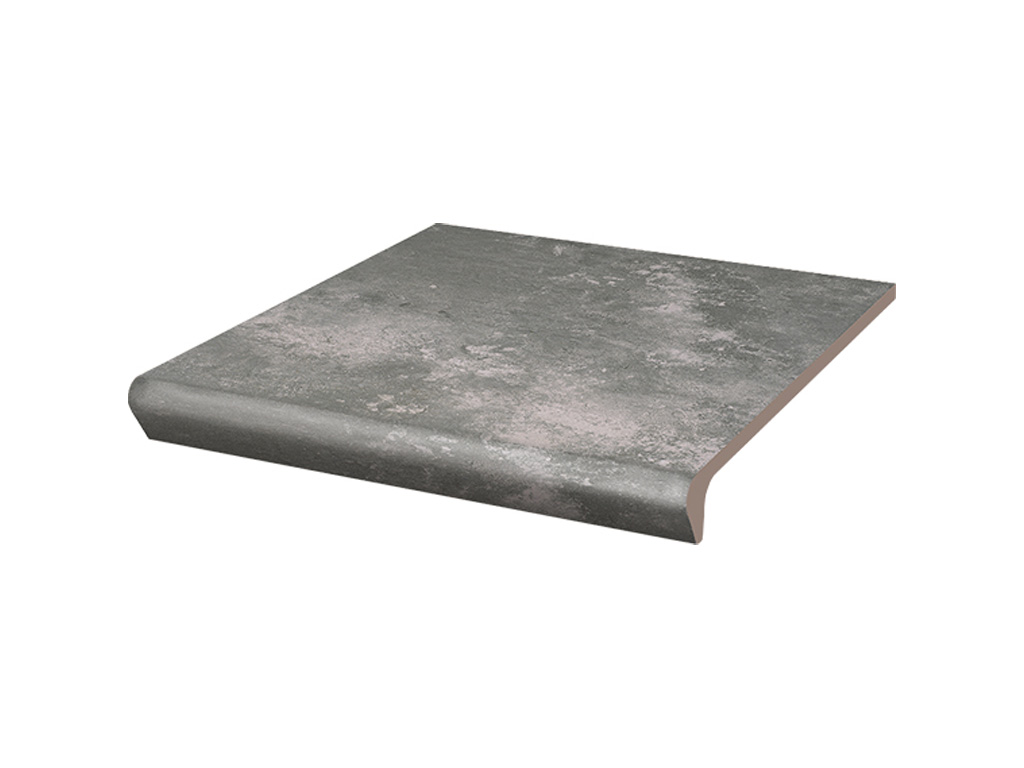 Клинкерная ступень с капиносом Paradyz Arteon, Grys, 330*300*11 мм