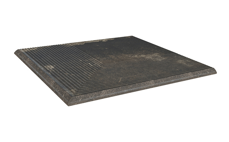 Клинкерная угловая ступень Paradyz Scandiano Brown, 300*300*11 мм