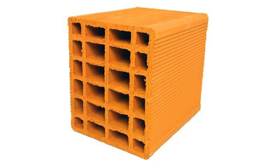 Керамический блок Forati c горизонтальными пустотами, 250*200*250 мм