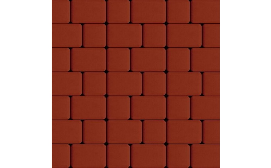 Плитка тротуарная SteinRus Инсбрук Альт Дуо А.3(С).Фсм.4, гладкая, оранжевый, толщина 40 мм