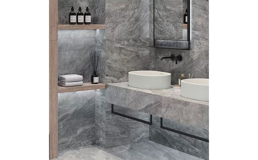 Керамогранит KERAMA MARAZZI Гриджио серый обрезной, 1195*600*9 мм