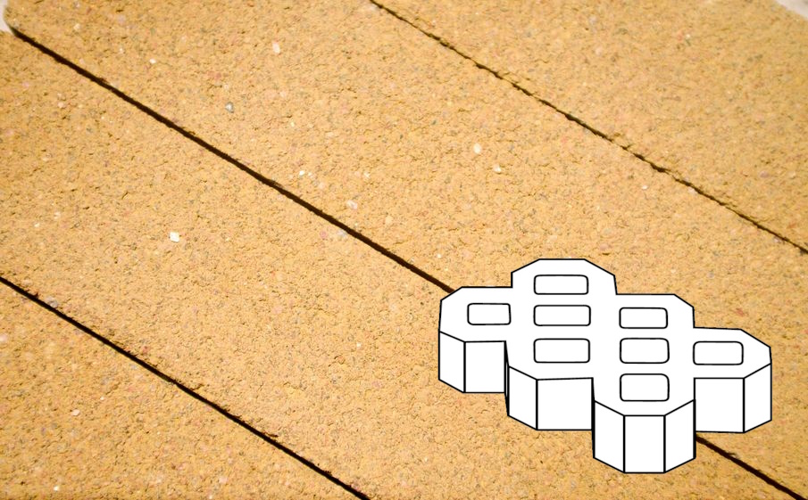 Плитка тротуарная Готика Premium Silver, Экопарковка Б.6.ГР.10, №3, 600*400*100 мм