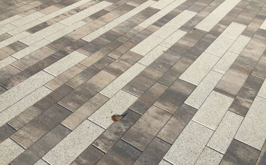 Плитка тротуарная Паркет Б.9.Псм.8 листопад гладкий песчаник, комплект 4 шт, толщина 80 мм