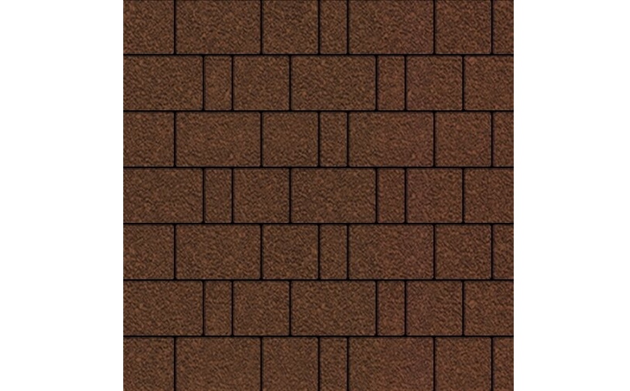 Плитка тротуарная SteinRus, Бельпассо Б.23(М).Псм.6, Native, коричневый, толщина 60 мм