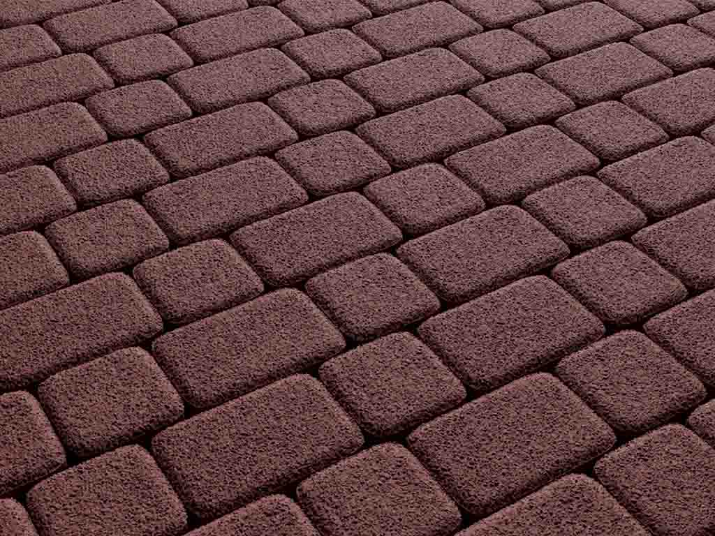 Плитка тротуарная Классико А.4.КО.4 гранит красный, комплект 2 шт, толщина 40 мм