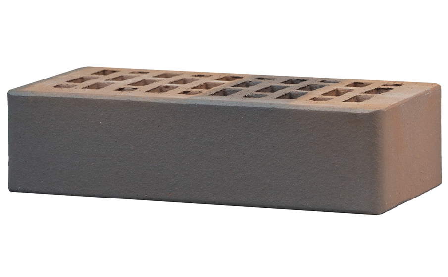 Кирпич облицовочный пустотелый ЛСР, светло-коричневый флэш ультра, гладкий, 250*120*65 мм