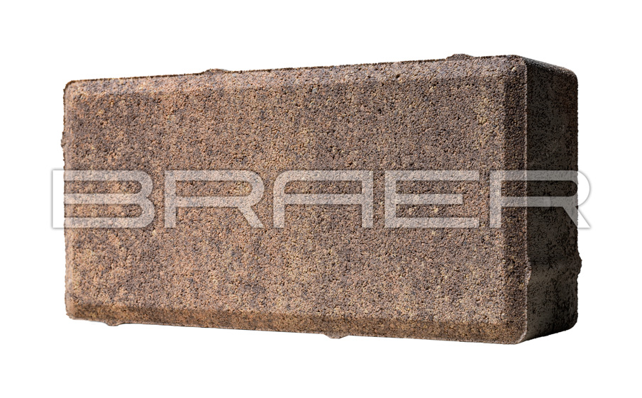 Плитка тротуарная BRAER Прямоугольник Color Mix Прайд, 200*100*40 мм
