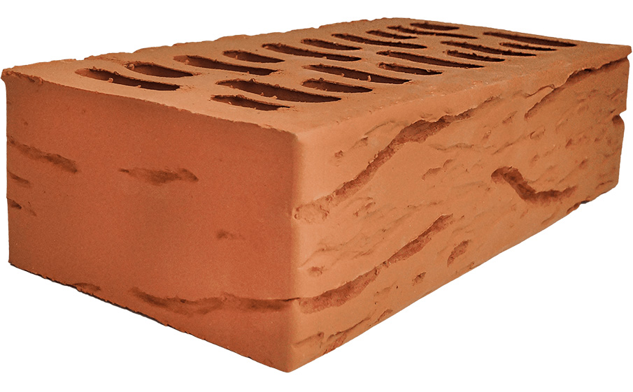 Кирпич облицовочный Кротовский КЗ Классика красный рустик 250*120*65 мм