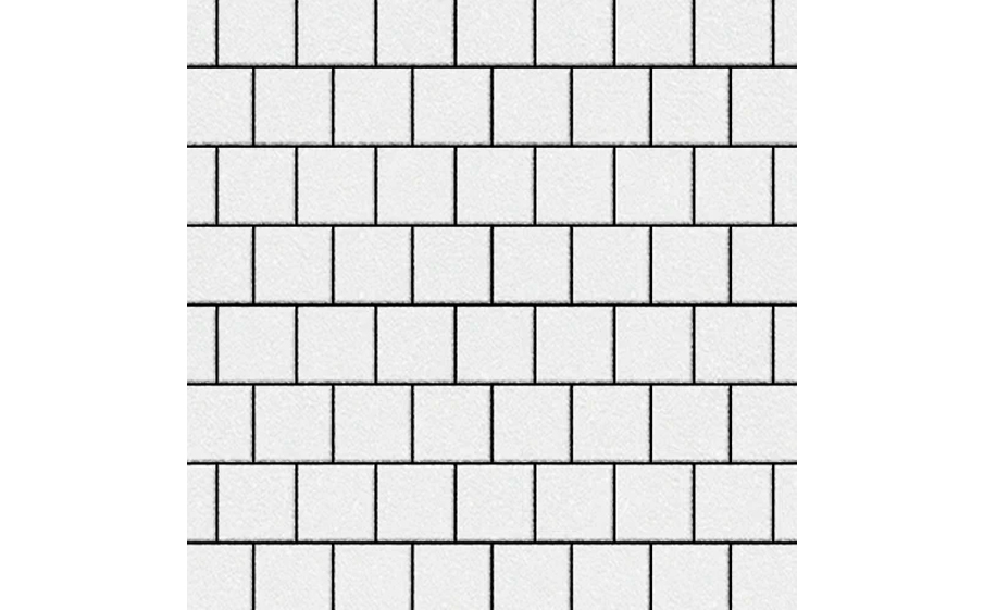 Плитка тротуарная SteinRus Армор В.2.К.8, Native, белый, 100*100*80 мм